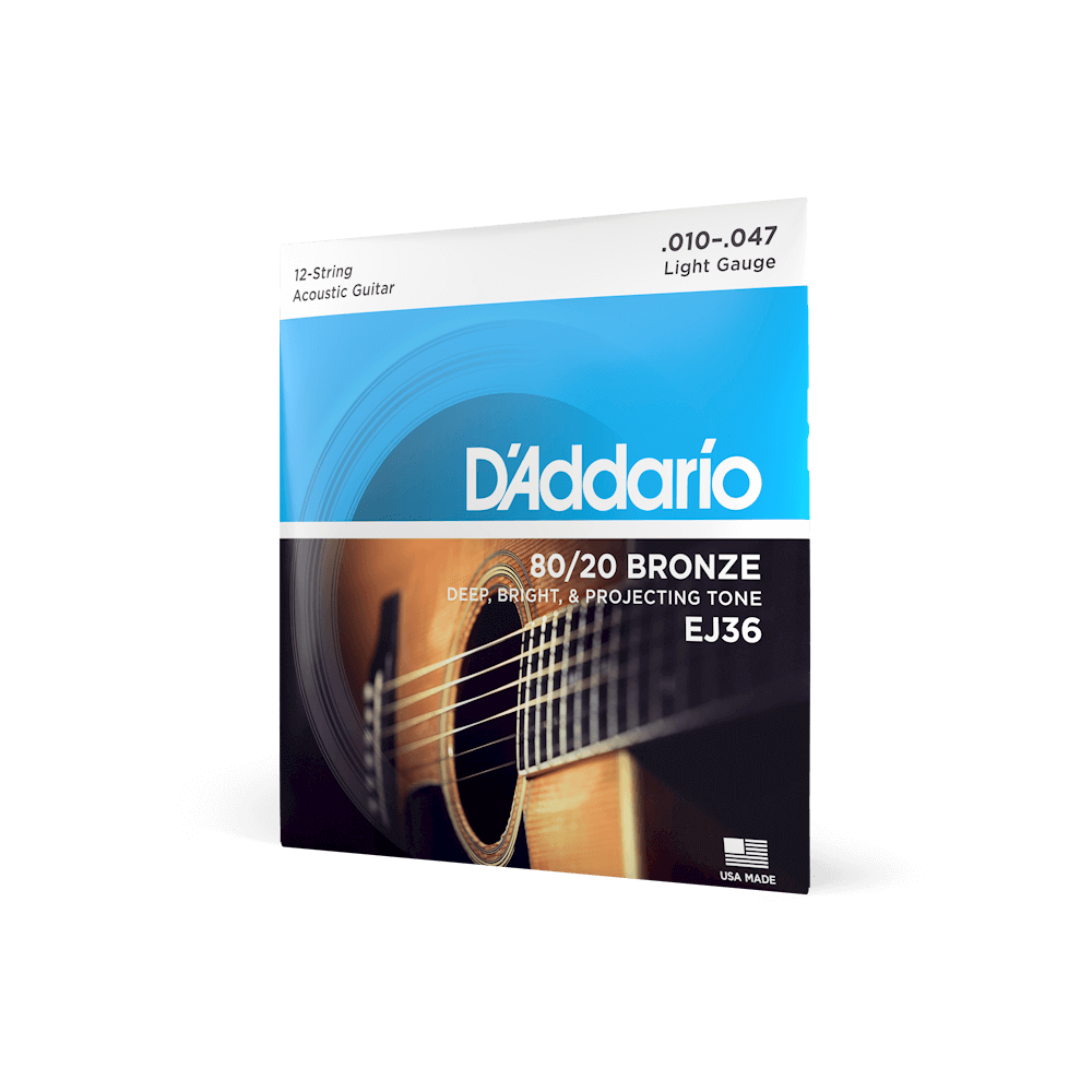 DADDARIO - EJ36 (10-47 / 12 cordas )