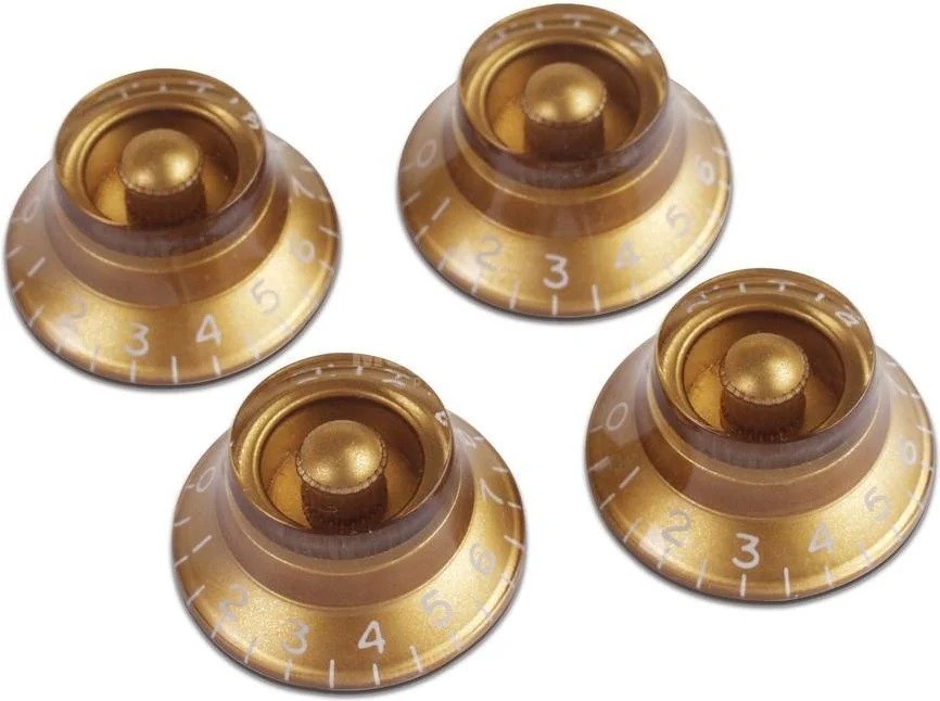 GIBSON - Top Hat Knobs-Gold ( 4 unidades )