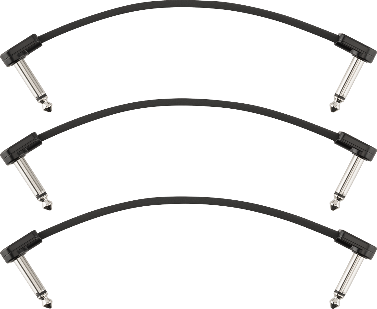 FENDER - Blockchain 6" Patch Cable, 3-pack, Angle/Angle