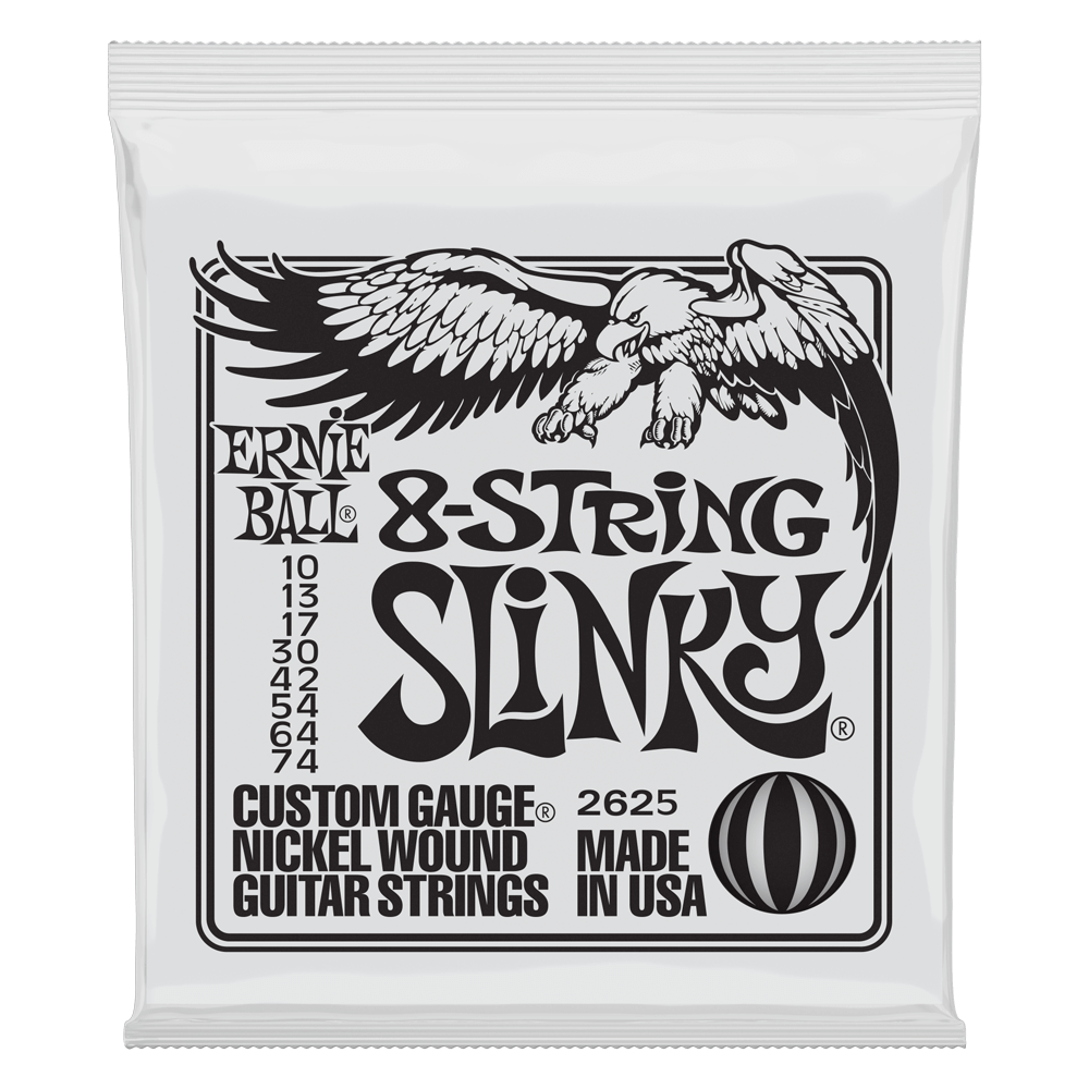 ERNIE BALL-8 String Slinky 10-74