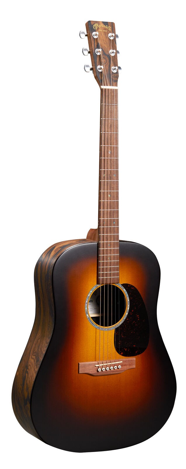 MARTIN - DX2E Ziricote Burst