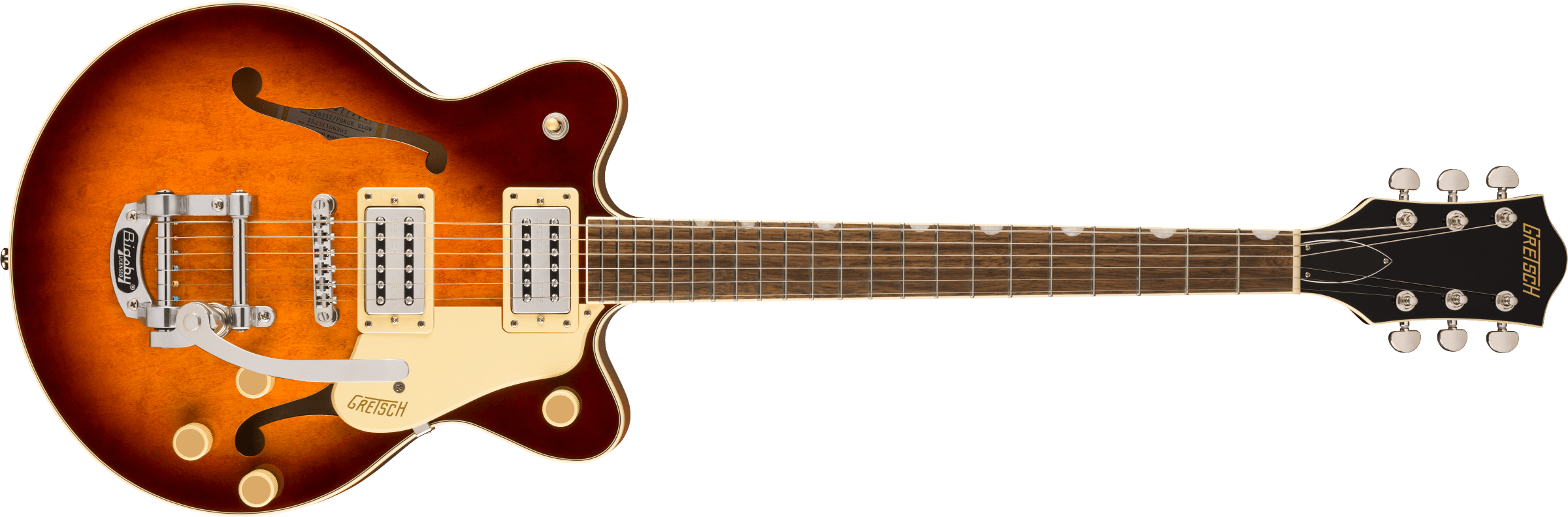 GRETSCH - G2655T Streamliner CB JR DC Forge Glow