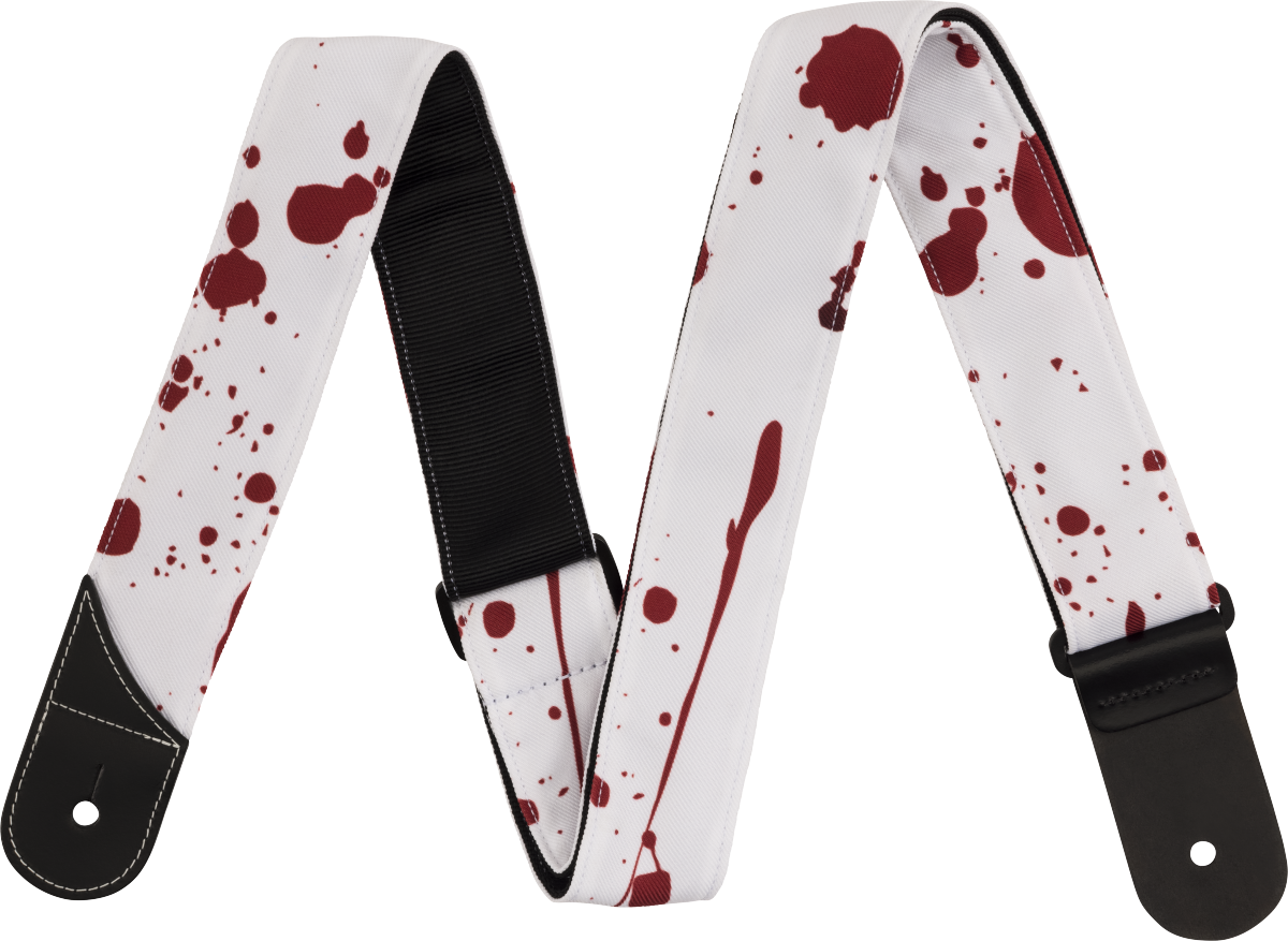 JACKSON - Splatter Strap White and Red