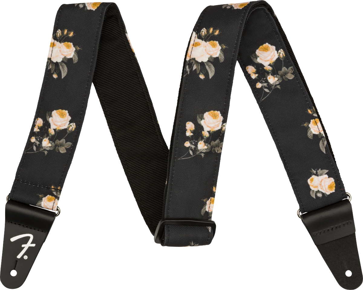 FENDER - Floral Strap Black