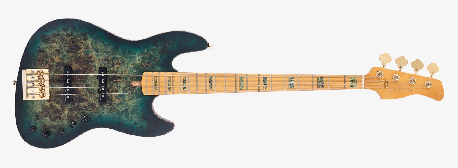 MARCUS MILLER - V10-4 Transparent Green Satin