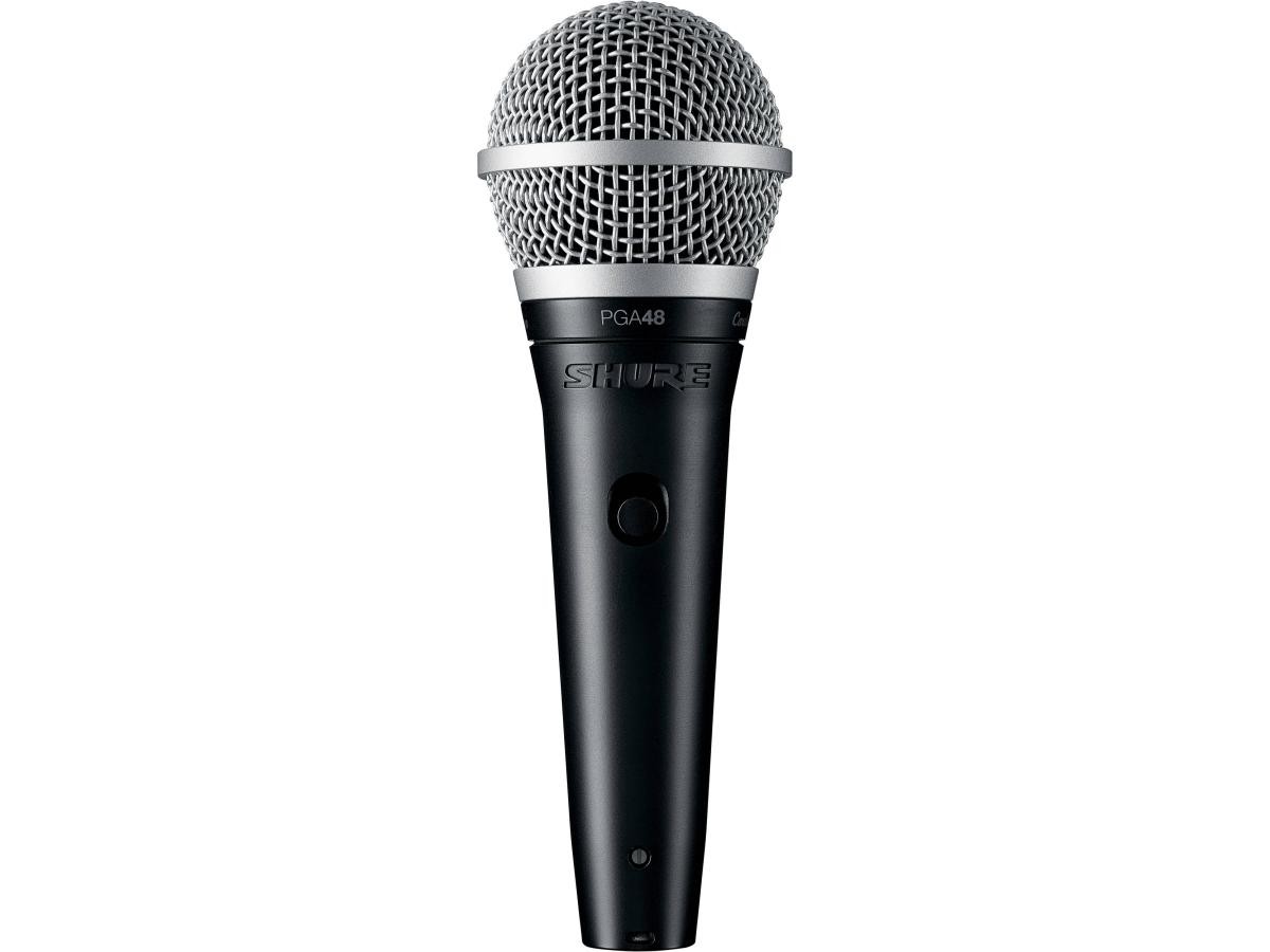 SHURE PGA48 - Microfone vocal dinâmico