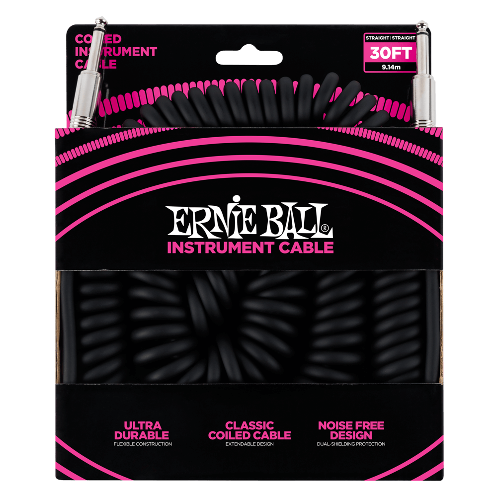 ERNIE BALL - Ultraflex Black 9,14m 