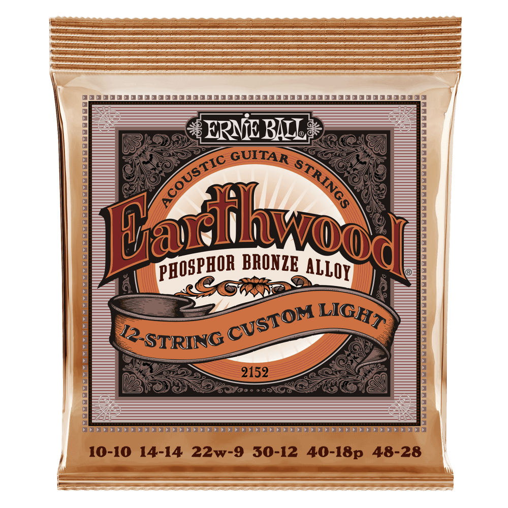 ERNIE BALL - Earthwood Custom Bronze 12st 10-48