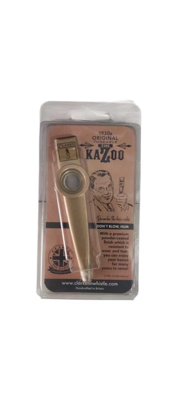 CLARKE - Premium Black Metal Kazoo Blister