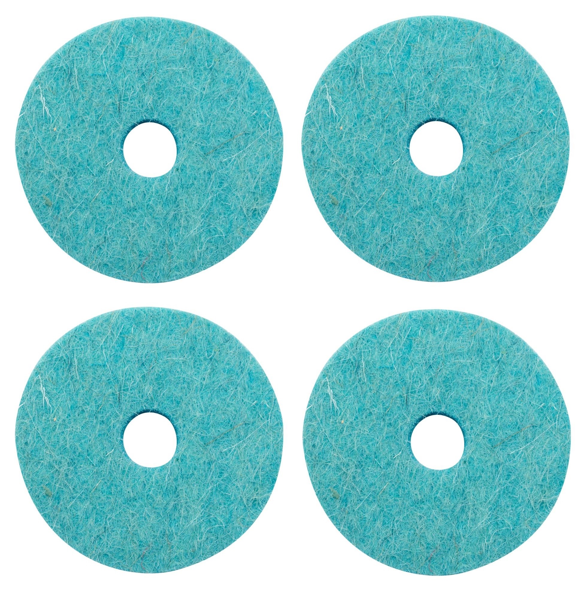 DIXON - PAWS-9A2/4-HP - Hi-Hat Cup Felts Quetzal Blue 4 Pcs