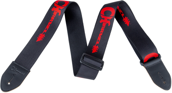 CHARVEL - Logo Strap BLK/RED