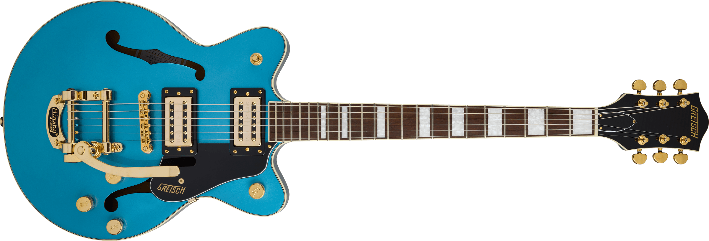 GRETSCH - G2655TG Streamliner CB JR DC Riviera Blue