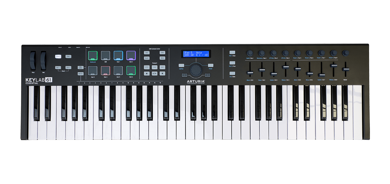 ARTURIA - KeyLab Essential 61 MK3 Black