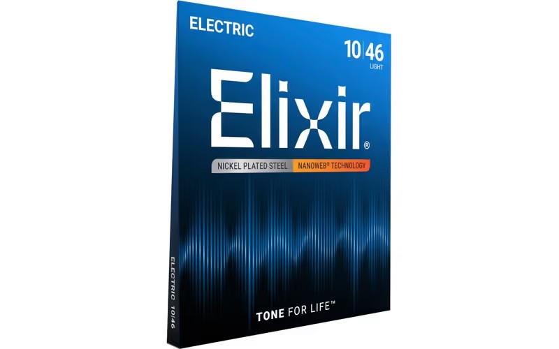 ELIXIR 12052 - NANOWEB LIGHT ELECTRIC STRINGS 010-046