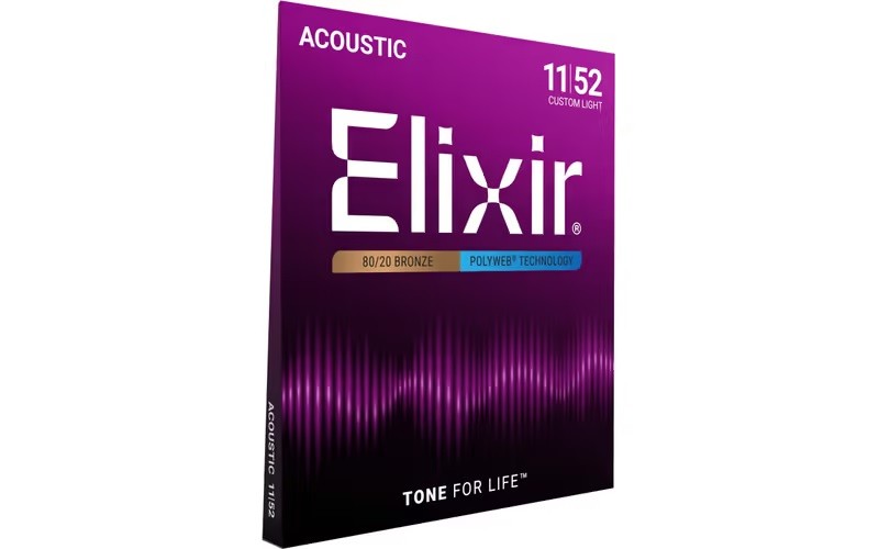 ELIXIR-11025 POLYWEB CUSTOM LIGHT ACOUSTIC 011-052