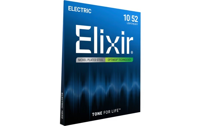 ELIXIR 19077 - OPTIWEB LIGHT HEAVY ELECTRIC STRINGS 10-52