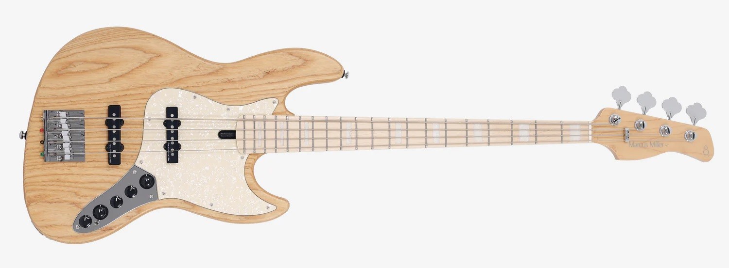 MARCUS MILLER - V7 Swamp Ash-4 Reissue Natural Satin