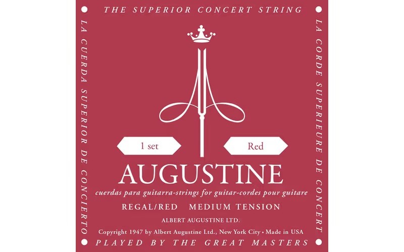 AUGUSTINE - Regal Red  Medium Tension