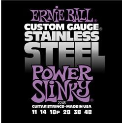ERNIEBALL Stainless Steel Power Slinky .011 - .048