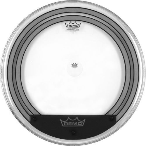REMO Bass, Powersonic, Clear, 20" Snap-on dampening system