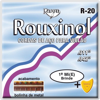 ROUXINOL - R20-Cordas de Aço p/Guitarra Acústica