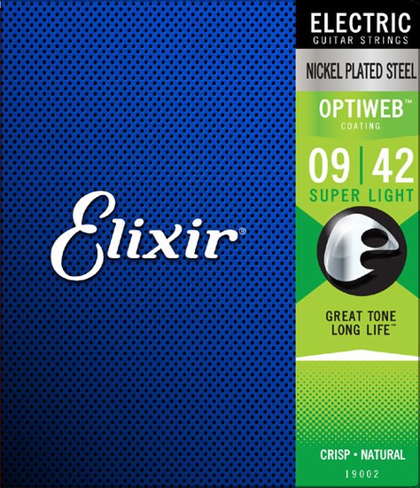 ELIXIR 19002 - OPTIWEB SUPER LIGHT ELECTRIC STRINGS 09-42