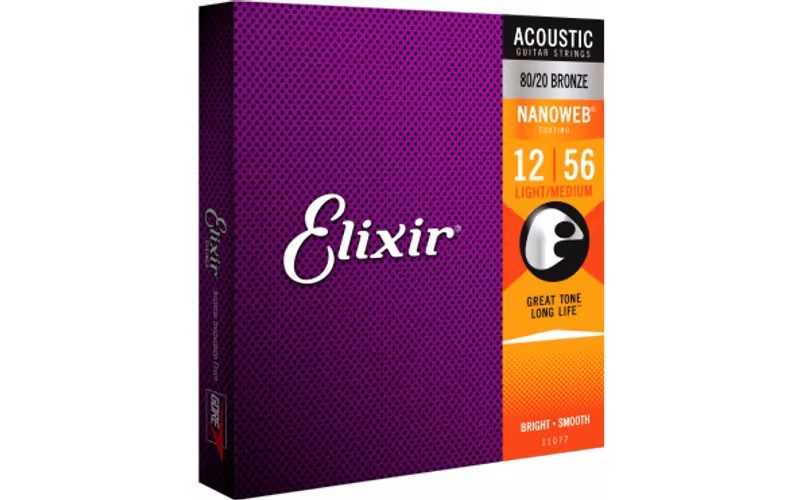 ELIXIR - Nanoweb Acoustic 80/20 - 12-56